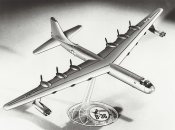 B-36 Peacemaker 1/184 Scale Plastic Model Kit with Swivel Stand by Atlantis