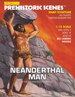Neanderthal Man Aurora Prehistoric Scenes 1/13 Scale Model Kit Re-Issue