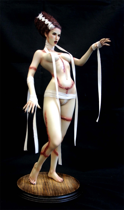 Bride of The Monster Unleashed 1/4 Scale Resin Model Kit by Zombee - Click Image to Close