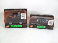Spooky Town Monster Truck and Haunted Hearse Set of 2 Vehicles