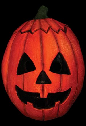 Halloween III Silver Shamrock Pumpkin Mask With Glow In The Dark Paint