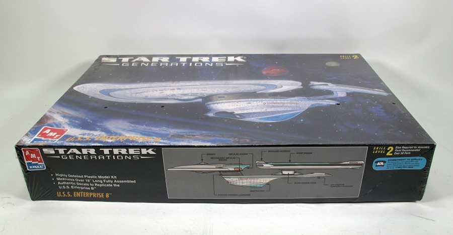 Star Trek Enterprise 1701-B Model Kit by AMT/ERTL #8762 Mint Sealed - Click Image to Close
