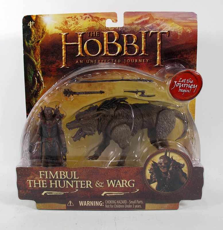 Hobbit Fimbul The Hunter & Warg Figure by Bridge - Click Image to Close