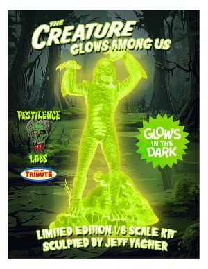 Creature From The Black Lagoon Green Glow 1/6 Scale Model Kit