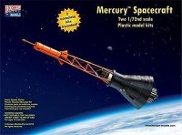 Mercury Space Capsule 1/72 Scale Model Kit (Set of 2) Horizon Models