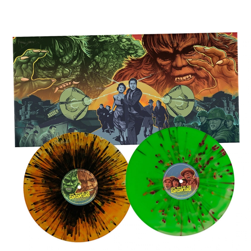 War of the Gargantuas Soundtrack Vinyl LP Akira Ifukube 2 LP Set - Click Image to Close