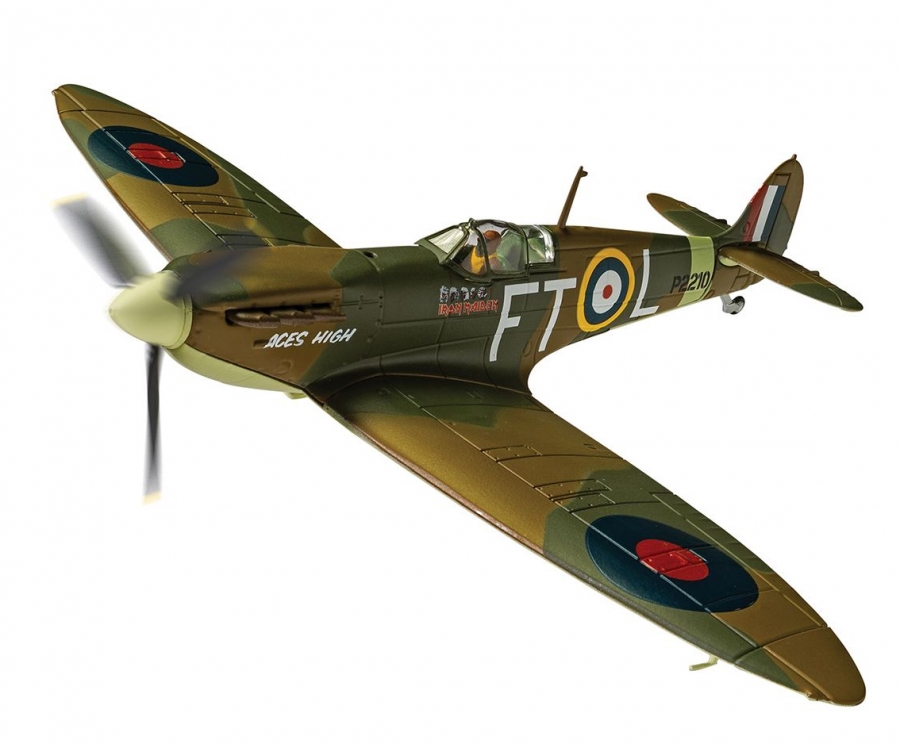 Iron Maiden Aces High Supermarine Spitfire Mk.II 1/72 Scale Diecast Replica by Corgi - Click Image to Close