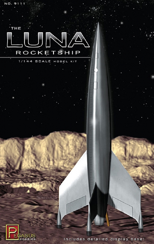 Destination Moon Luna Rocketship 1/144 Scale Model Kit - Click Image to Close