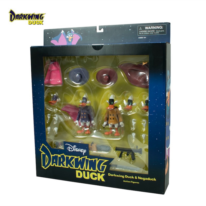 Darkwing Duck & Negaduck Deluxe Action Figure Box Set - Click Image to Close