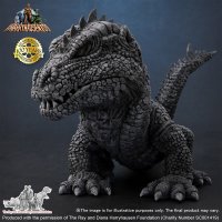 Beast from 20,000 Fathoms Rhedosaurus Defo-Real B&W Version Vinyl Figure by X-Plus