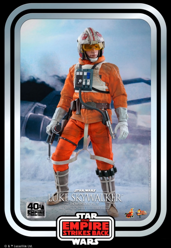 Star Wars Empire Strikes Back Luke Skywalker Snowspeeder Pilot 1/6 Figure by Hot Toys - Click Image to Close