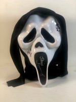 Scream Ghostface Mask Triple Signed by Actors
