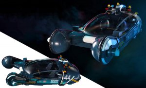 Blade Runner 2049 Deckard's Police Spinner Car 10.5" Replica