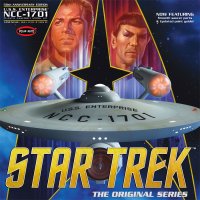 Star Trek U.S.S. Enterprise NCC-1701 50th Anniversary 1/350 Scale Model Kit (Smooth Saucer)