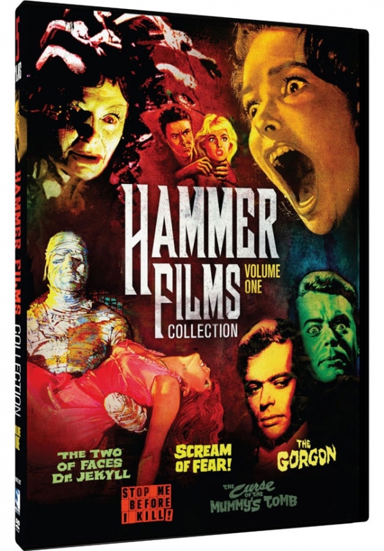 Hammer Film Collection 5 Movie Pack: The Two Faces of Dr. Jekyll, Scream of Fear, The Gorgon, Stop Me Before I Kill, The Curse of the Mummy's Tomb - Click Image to Close