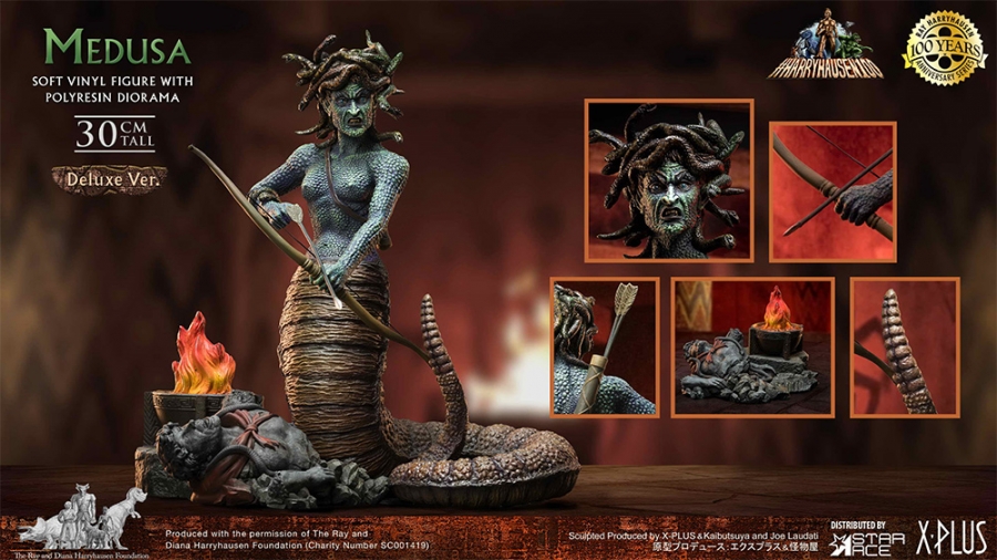 Clash of the Titans 1981 Medusa Deluxe Statue by Star Ace Clash of the Titans  1981 Medusa Deluxe Statue by Star Ace Ray Harryhausen [101SA25] - $389.99 :  Monsters in Motion, Movie