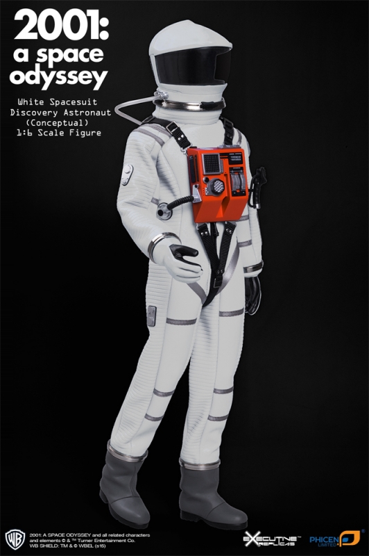 2001: A Space Odyssey White Discovery Astronaut 1/6 Scale Figure Spacesuit - Click Image to Close