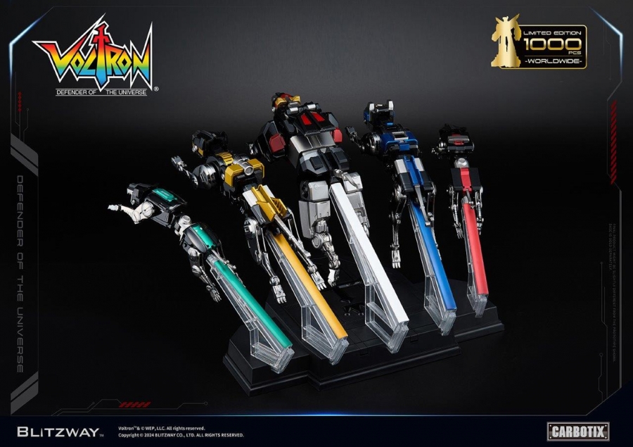 Voltron Black 15 Inch Tall Diecast Figure by Blitzway LIMITED EDITION - Click Image to Close