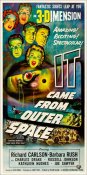 It Came from Outer Space 1953 3 Sheet Poster Reproduction at 1/2 Size