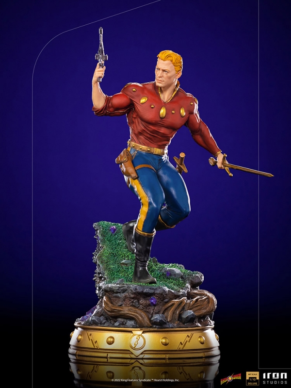Defenders of the Earth Flash Gordon Deluxe 1/10 Scale Statue - Click Image to Close