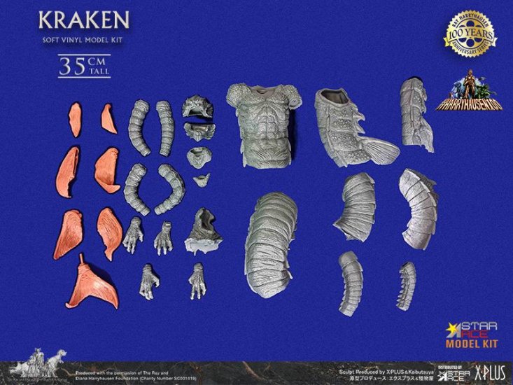 Clash of the Titans Kraken Vinyl Model Kit by Star Ace Clash of the Titans  Kraken Vinyl Model Kit by Star Ace Ray Harryhausen [101SA24] - $199.99 :  Monsters in Motion, Movie
