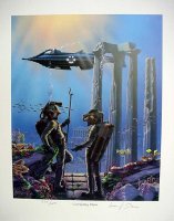 20,000 Leagues Under The Sea Contemplating Atlantis Print