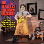 Texas Chainsaw Massacre 1974 Leatherface Life-Size Anamatronic Prop-Replica (6.6 Feet Tall)