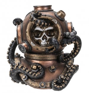 Kraken Skull Backflow Incense Burner