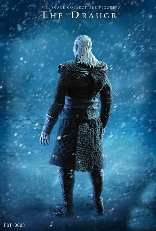 White Walker Zombie Draugr 1/12 Scale Figure With Horse LIMITED EDITION - Click Image to Close