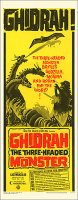 Godzilla 1965 Ghidrah the Three-Headed Monster Insert Card Poster Reproduction