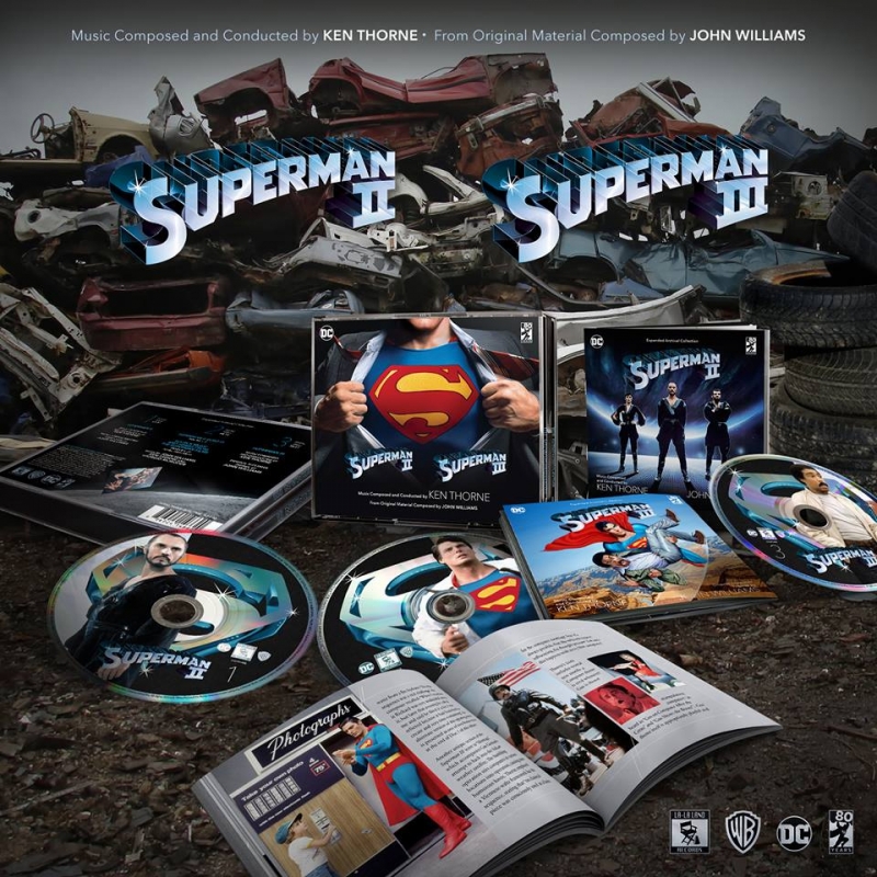 Superman II and III Soundtrack CD Limited Edition 3 Disc Set - Click Image to Close