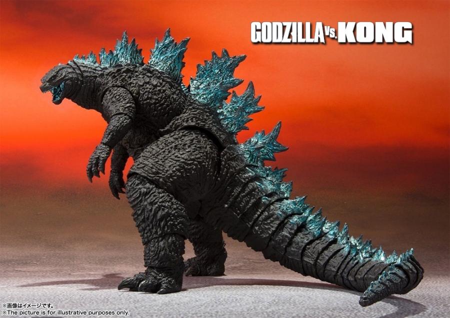 Godzilla Vs. Kong 2021 Godzilla S.H. MonsterArts Figure - Click Image to Close