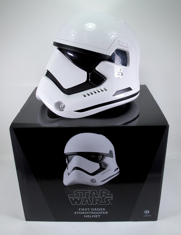 Star Wars First Order Storm Trooper Helmet Prop Replica by Anovos - Click Image to Close