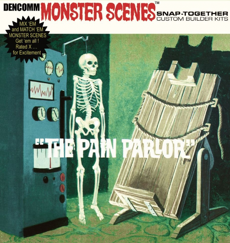 Monster Scenes Pain Parlor Model Kit 55th Anniversary Limited Edition Re-Issue #635 - Click Image to Close