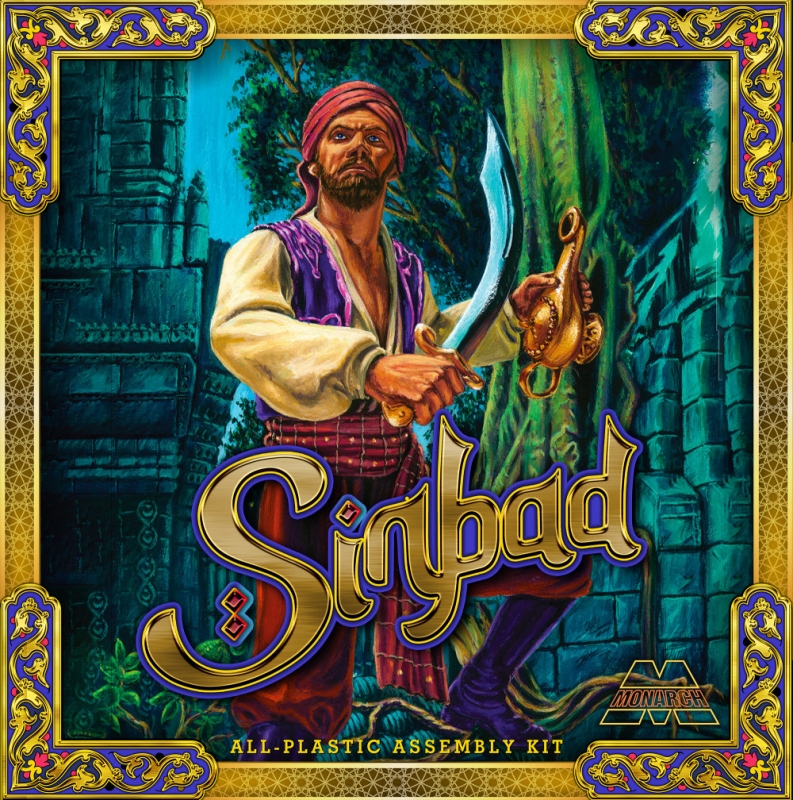 Sinbad The Sailor Plastic Model Kit by Monarch Models - Click Image to Close