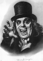London After Midnight Black & White Basil Gogos Signed Lithograph
