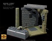 Monster Scenes The Dungeon Plastic Model Kit Aurora Reissue