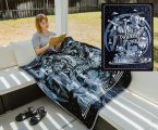 Twilight Zone Raschel Throw Blanket 45 x 60 Inches