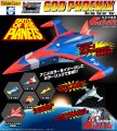 Gatchaman God Phoenix Metal Action Toy Color Version Battle of the Planets G-Force