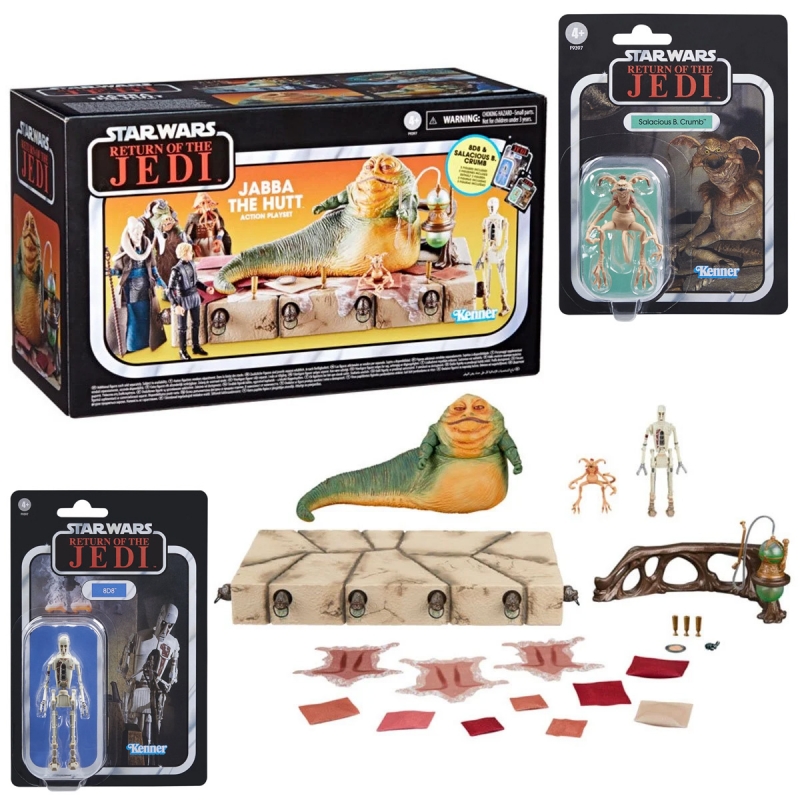 Star Wars Jabba the Hutt Vintage Action Figure Playset Kenner Re-Issue - Click Image to Close