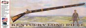 Kentucky Long Rifle Historic Firearms Frontiersman Full Size Replica Pyro Model Kit Re-Issue by Atlantis