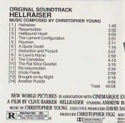 Hellraiser Soundtrack CD Christopher Young