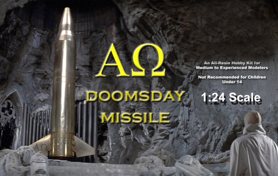 Alpha-Omega Doomsday Missile 1/24 Scae Model Kit from Beneath the Planet of the Apes - Click Image to Close