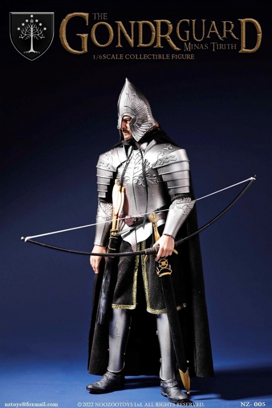 Gondor Guard Archer 1/6 Scale Figure by NooZooToys - Click Image to Close
