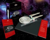 Star Trek 2009 Starship Library Vol. 3 U.S.S. Enterprise NCC-1707 Kelvin Timeline Die-Cast Ship & Book Set