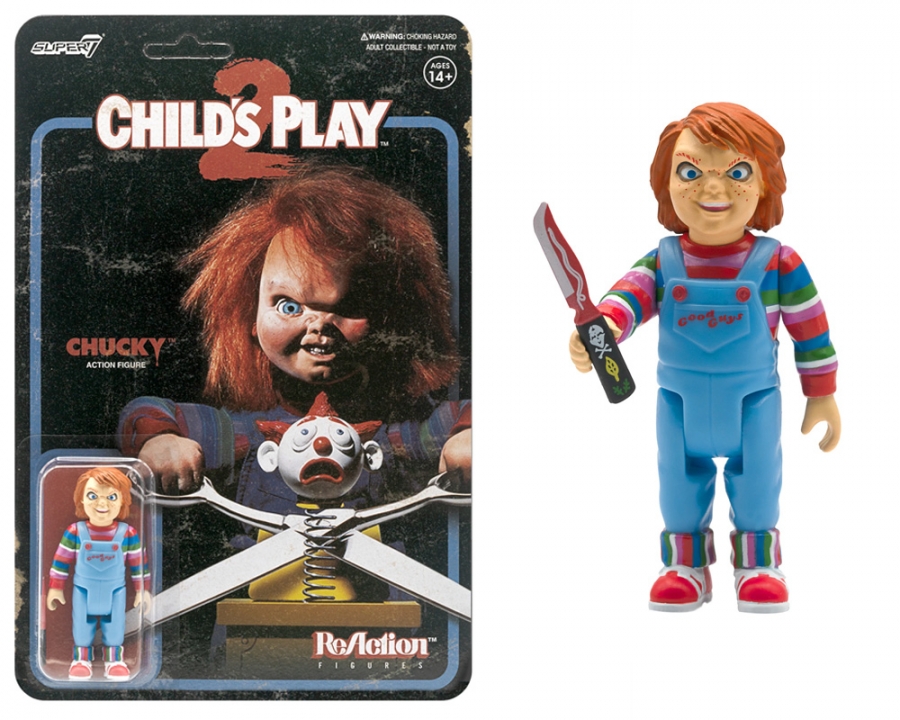 Child's Play Evil Chucky 3.75" ReAction Figure - Click Image to Close