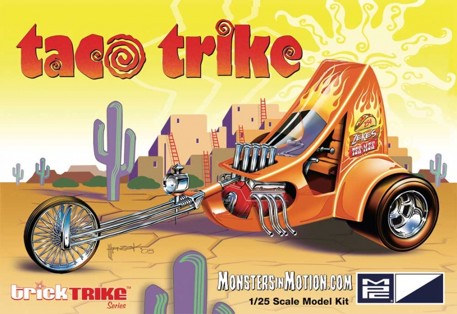 Taco Trike 1/25 Scale Model Kit Trick Trikes Series by MPC - Click Image to Close