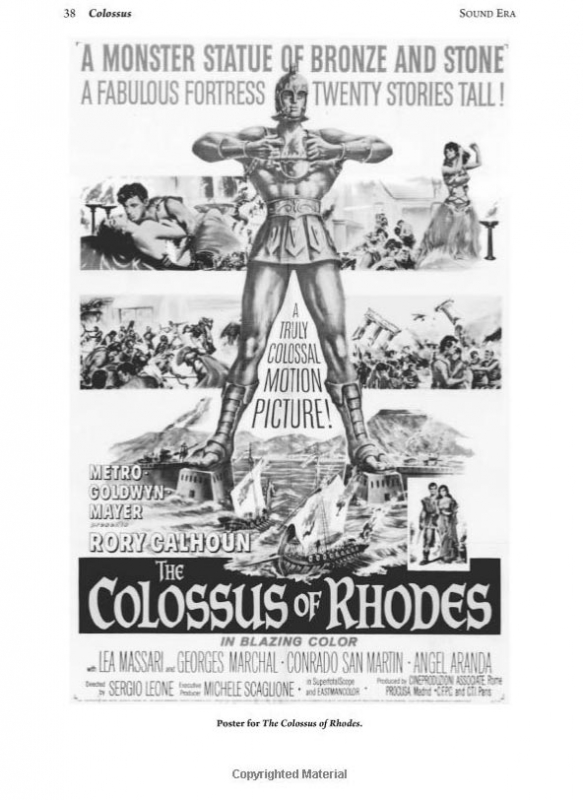 Italian Sword and Sandal Films 1908-1990 Book - Click Image to Close