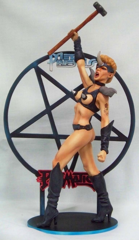 Wendy O. Williams Metal Priestess / Reform School Girl 1/7 Scale Figure Model Kit - Click Image to Close