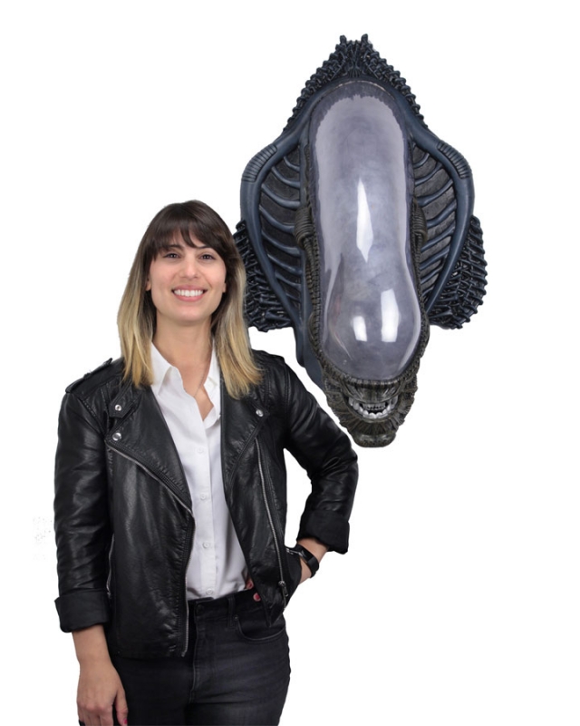 Alien Xenomorph Life-Size Foam Replica Wall-Mounted Bust - Click Image to Close